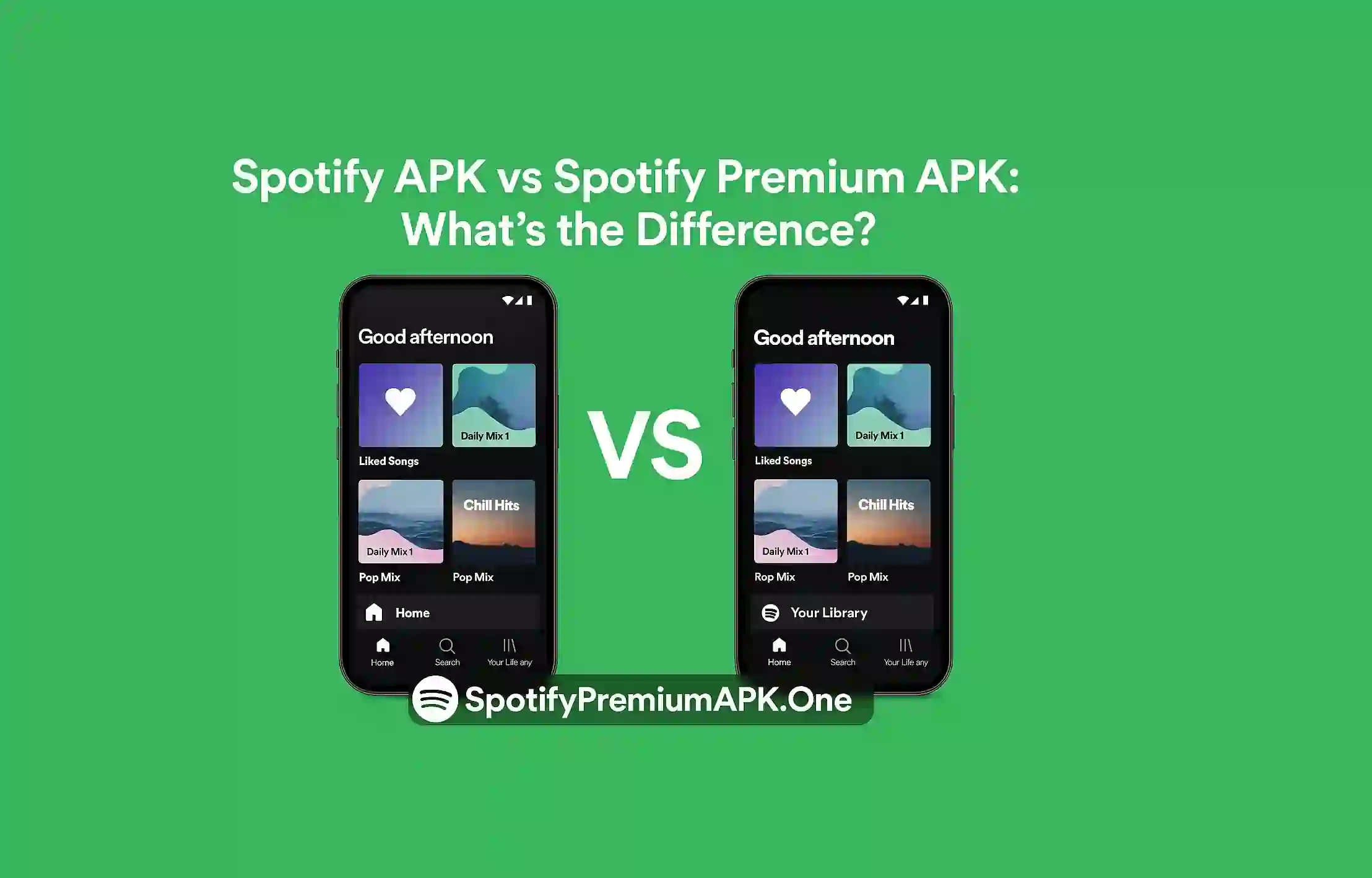 Spotify APK vs Spotify Premium